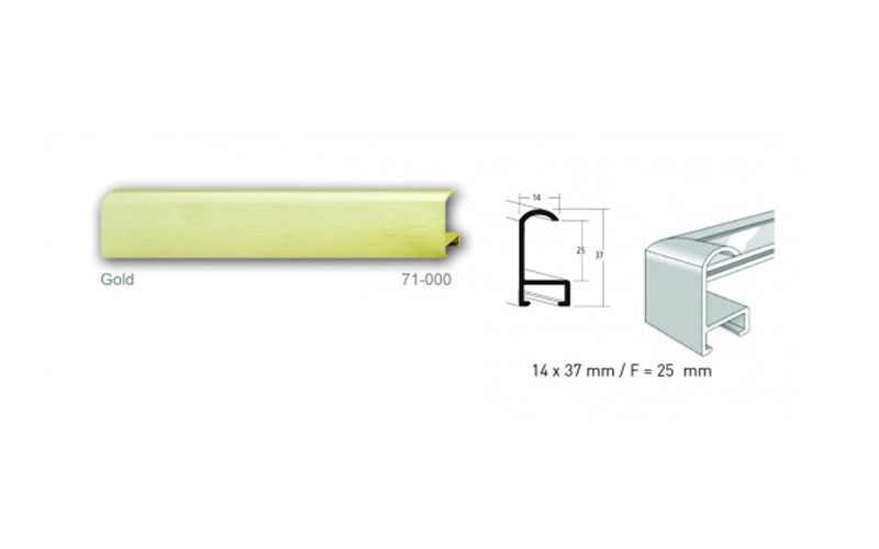 Inramari-profesionale-Profil-aluminiu-71-Nielsen-Romania-auriu Inramari-profesionale-Profil-aluminiu-71-Nielsen-Romania-auriu