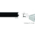 Inramari-profesionale-rame-aluminiu-Germania-Nielsen-Profil-02-Negru