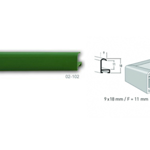 Inramari-profesionale-rame-aluminiu-Germania-Nielsen-Profil-02.-Verde